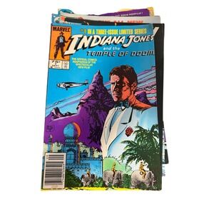 Marvel Indiana Jones and the Temple of Doom Comic Book 1 Three Issue  Series